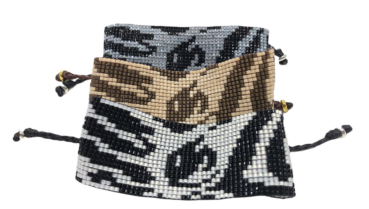 Grey Zebra Bracelet