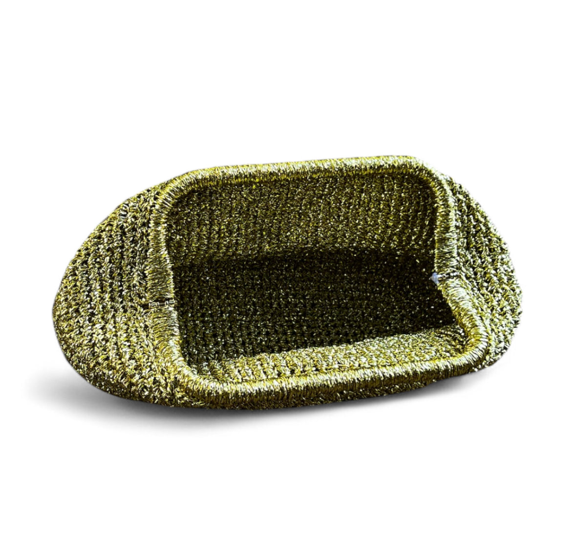 Gold Metallic Clutch