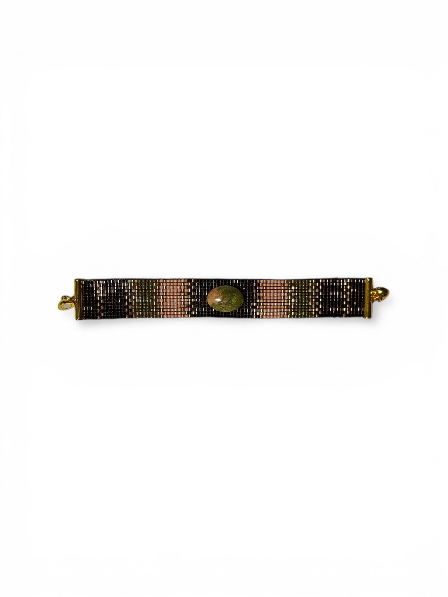 Unakite Stone Bracelet
