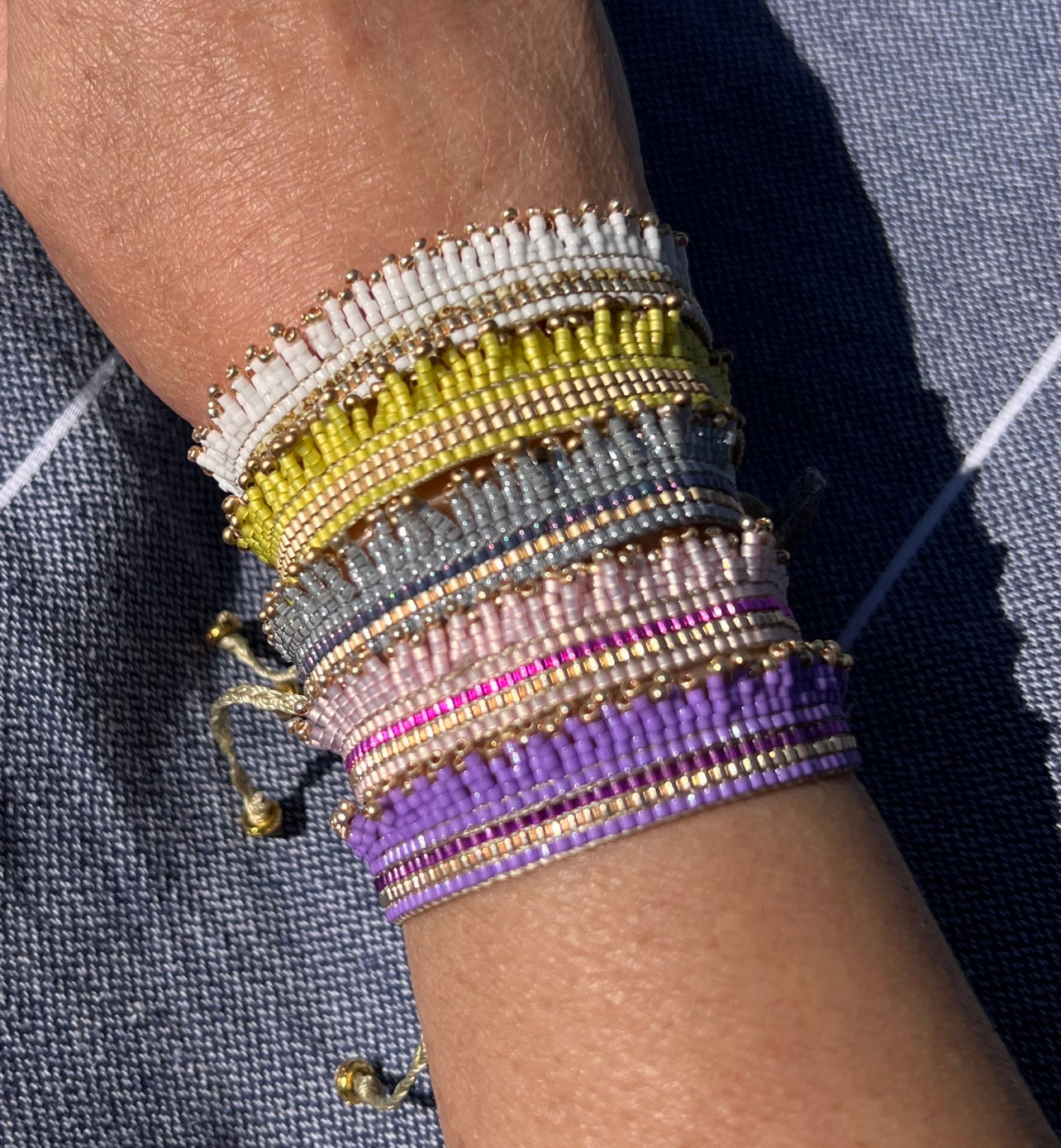 Half fringe bracelet