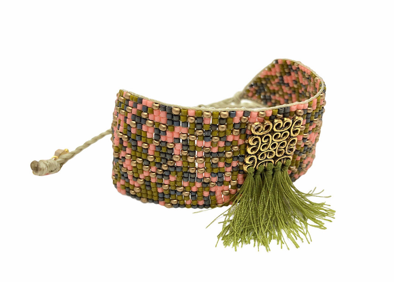 Mosaic Cuff Bracelet