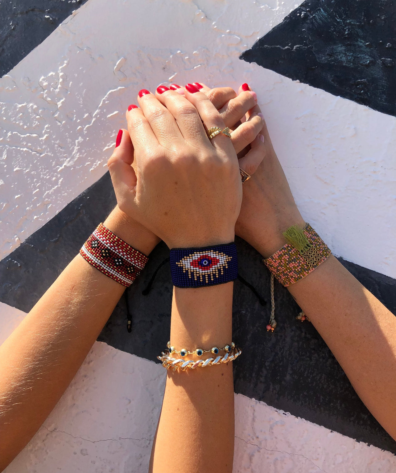 Mosaic Cuff Bracelet