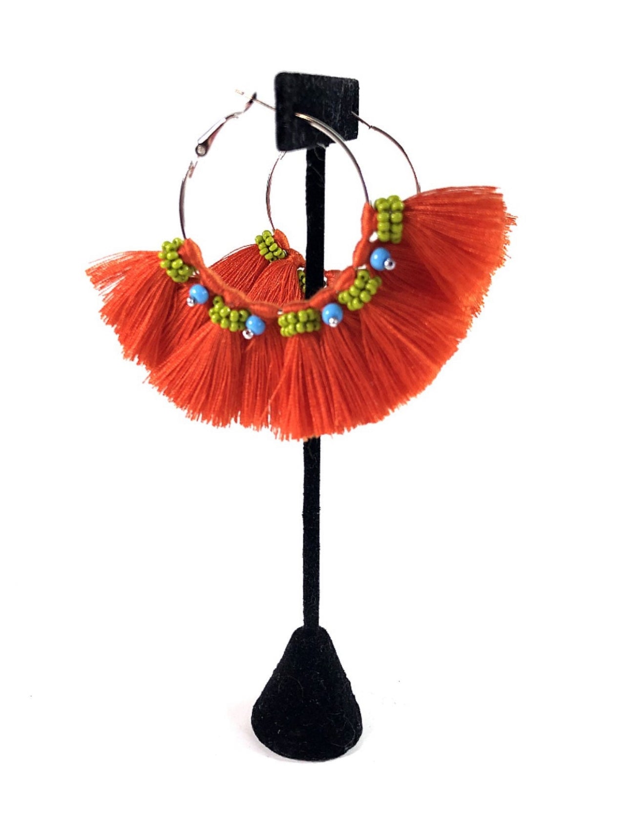 Fringe Hoop Earrings