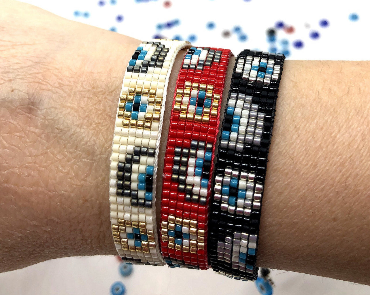 Lala eyebead bracelets