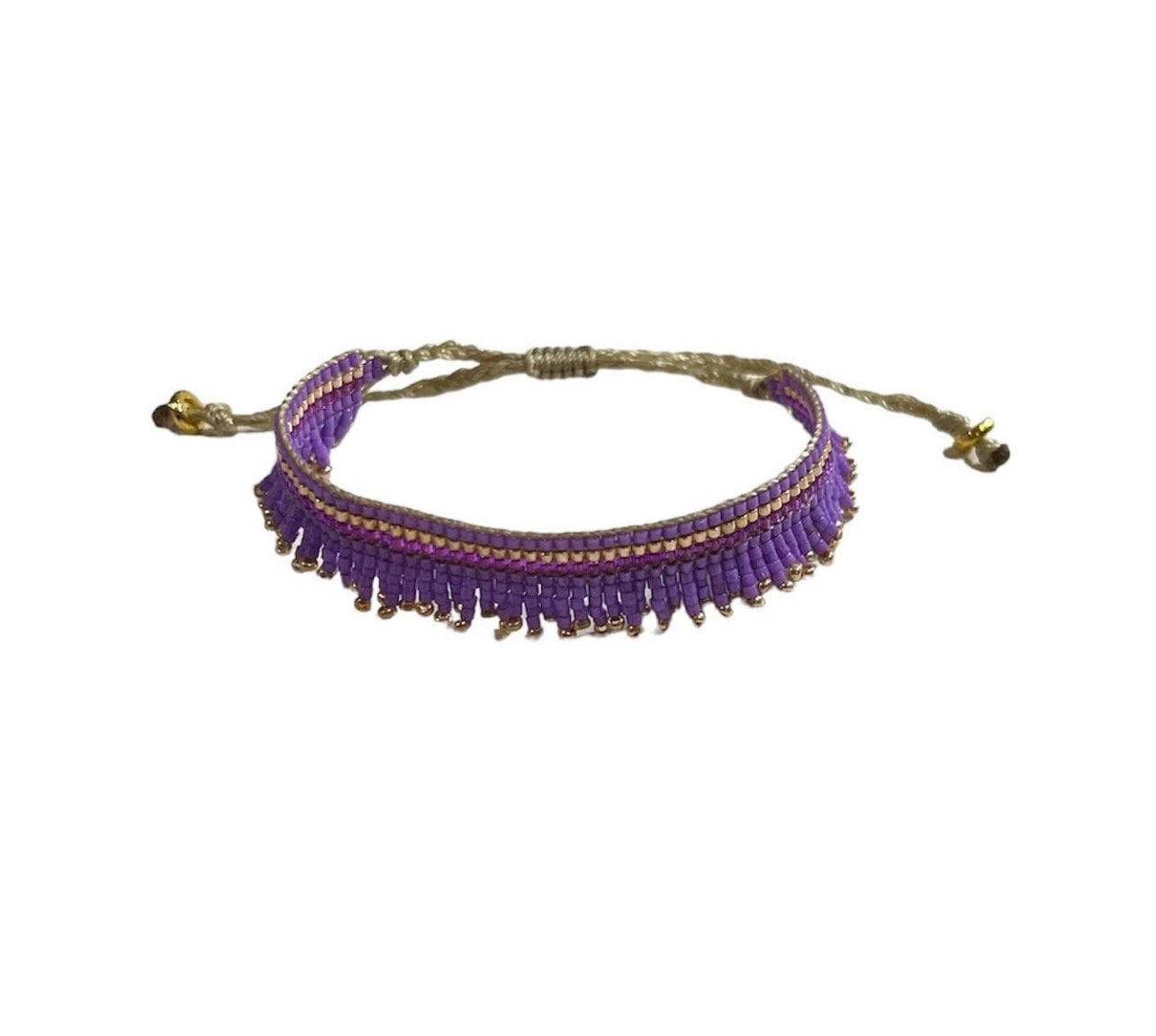 Half fringe bracelet