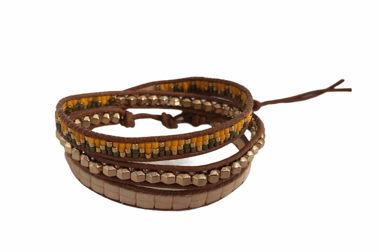 3 Layer Wrap Bracelet