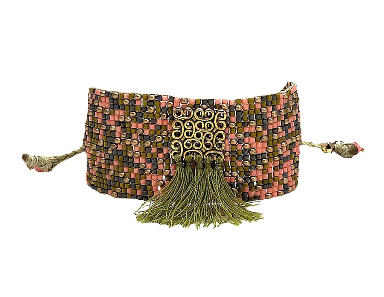 Mosaic Cuff Bracelet