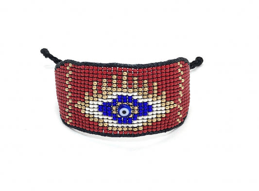 Iris eyebead bracelet