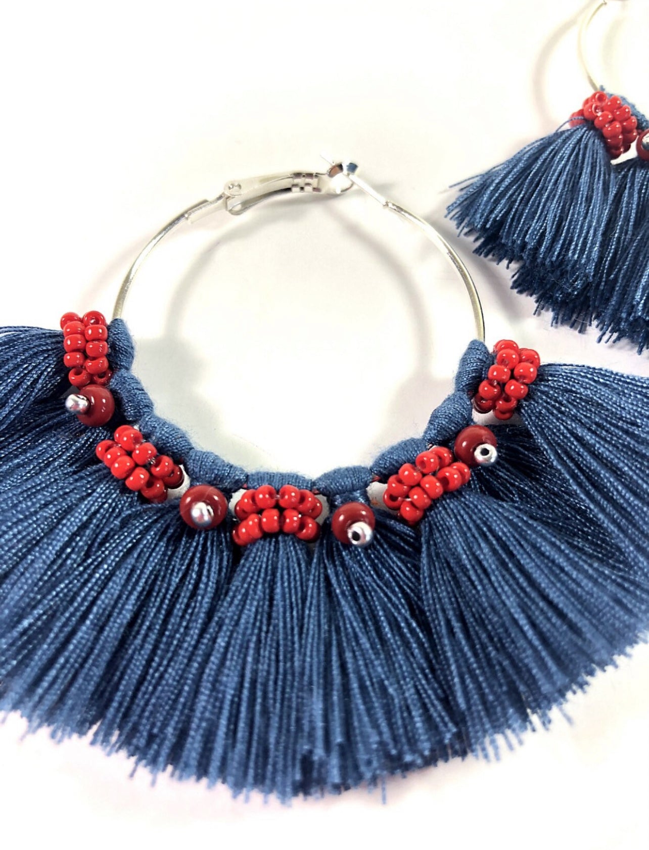 Tassel Hoop earrings