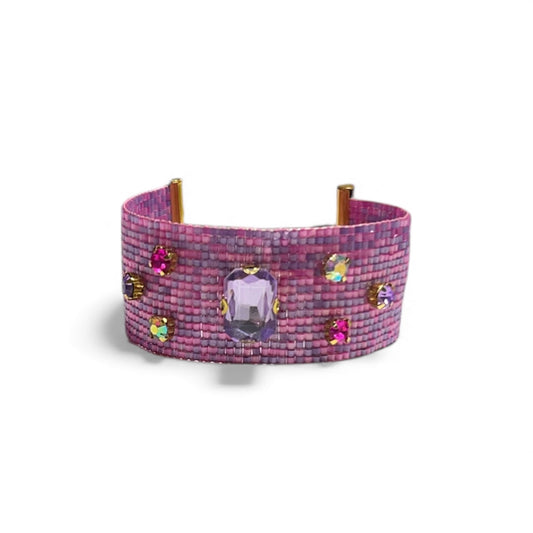 Blossom Mosaic Cuff Bracelet