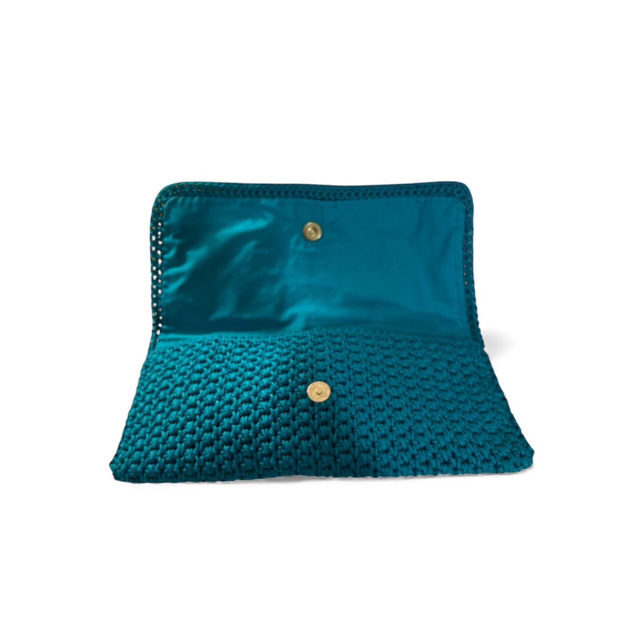 Turquoise Embellished  Clutch